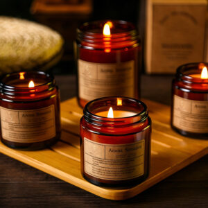 Eco Friendly Smokeless Scented Candles Organic Wax