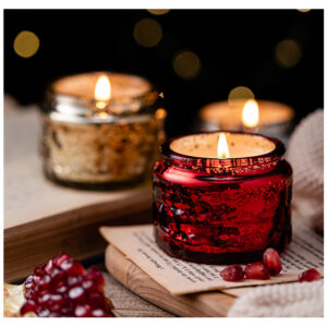 Long Burning Glass Jar Scented Candles for Home Fragrance